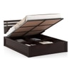 Stockholm Hydraulic Storage Bed (Solid Wood) (Mahogany Finish, King Bed Size)