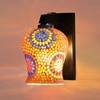 Devansh Solid Wood Electric Wall Light in Brown Colour with Multi Shade Count of 1 Light