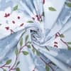 Blue Floral 4 Pcs Comforter set with Queen size bedsheet + 2 Pillow covers