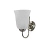 Devansh Steel Electric Wall Light in Steel Colour with White Shade Count of 1 Light