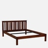 Havenwood Solid Wood Queen  Size Bed Without Storage (Honey Oak Finish)