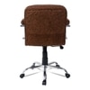 Lavish Medium Back Fabric Office Desk Chair (Premium Brown)