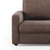 Apollo Compact Sofa (Colour : Daschund Brown, Cushion : Soft, Back Type : Regular, Seating Capacity : Right Aligned 3 Seater + Right Aligned Chaise + Ottoman)