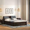 Jennings King Size Hydraulic Storage Bed in American Walnut