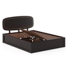 Nimbus Solid Wood King Size Box Storage Bed In Mahogany Finish