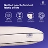 Granules Solid Quilted Firm Pillow 27 X 18 Inches