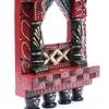 Desert Art Wooden Jharokha Wall Frame 10 Inch in Red Colour