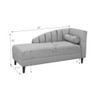 Korslund Velvet Chaise Lounger in T Blue Colour