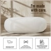 Eliteelegance Wood Ottoman With Upholstery Non Storage Sofa In White Colour
