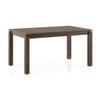 Atlas Solid Wood 6 Seater Compact Dining Table With 6 Atlas Dining Chairs (Finish : Danish Walnut, Chair Colour : Burnt Orange)