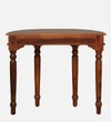 Abney Sheesham Wood Console Table In Honey Oak Finish