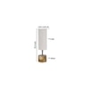 Alaina White jute & solid wood table lamp