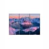 Truss Purple Pink Pieces Sunrise Canvas Wall Prints Canvas Wall Prints Set of 3 Multicolor Matte