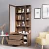 Hexa Red Wooden Dressing Table in Flower Wenge Colour