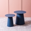 Blue Iron Side Table in  Finish - Set of 2