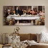 Luxury Mafia Money Graffiti Canvas Wall Painting Decor 22x46 Inch