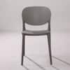 Kepler Brooks Serena Cafeteria Dining Chair in Grey Colour