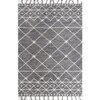 Jaipur Rugs Soft Geometric Wool Tufted Rug White 5x8 ft