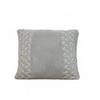 Archer Opal Grey Knitted Cushion Cover  16X16 Inches