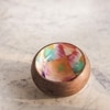 Ireka Home Snack Glow Wooden Snack Bowl with Enamel