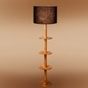 Devansh Shelf Wooden Floor Lamp