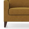 Abbey 1 Seater Fabric Sofa In Ochre Colour