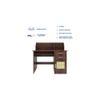 Shamon Study Table (Rattan Door)