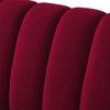 Rosa Fabric Sofa (Maroon)