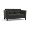 Lewis 2 Seater Fabric Sofa in Graphite Grey Colour
