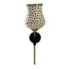Devansh Metal Electric Wall Light in Black Colour with Multi Shade Count of 1 Light