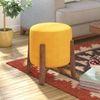 Nicole Stool in Matte Mustard Yellow Colour