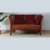 Urdhan 2 Seater Sofa in Honey Finish