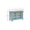 Neena Solid Wood Chest of 6 Drawers in Distressed Finish