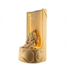 Peach Fiber Glass Slate Ganesha Indoor Water Fountain