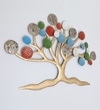 W-Colour Abstract Metal Wall Decor in Multicolor Set of 1