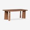 Serenzia Franz Solid Wood 6 Seater Dining Table in Brown Finish