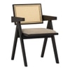 Scandinavian Kairi Dining Chair Black Matte Finish