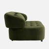 Henry Velvet 1 Seater Sofa Olive Green Color