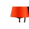 Edwena Orange Fabric Wall Light