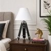 Shailyn White Cotton Shade Table Lamp