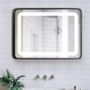 Aluminium LED Rectangular Decorative wall mirror by elegant arts and frames (Mirror size 24X18mm)
