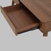 Scandinavian Dover Oak Console Table in Brown Colour