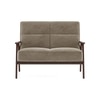 Logan 2 Seater Wooden Sofa in Grey Colour