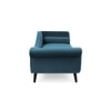 Kabera Velvet Chaise Launger in T Blue Colour