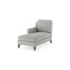 Abbey Sectional Sofa (Colour : Vapour Grey, Cushion : Hard, Seater : Left Aligned 3 Seater + Left Aligned Chaise)