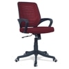 Diicea Mid Back Ergonomic Chair in Maroon Colour