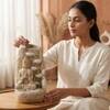 Water Fountain Ivory Serenity Buddha Water Fountain in Multicolor Colour