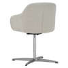Scandinavian Hedi Dining Chair Chrome Finish