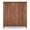 Webster 32 Pair Shoe Rack in Sheesham Finish