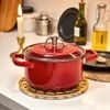 Metalsmith Webbed Metal Trivet Gold Heat Resistant Table Protector